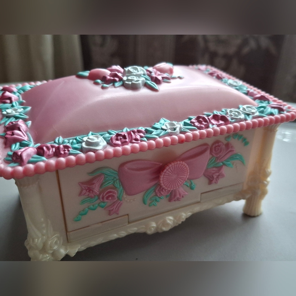 Vintage Kenner Fairywinkles Cozy Treasure Chest Jewelry Box 100% complete